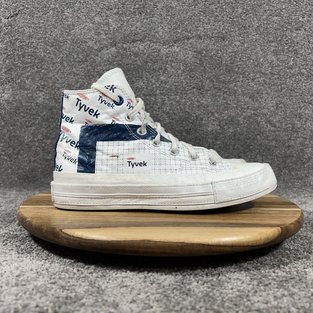 Converse Chuck Taylor 70 X DuPont Tyvek 170061C Women’s Sz 7.5 White Shoes Used